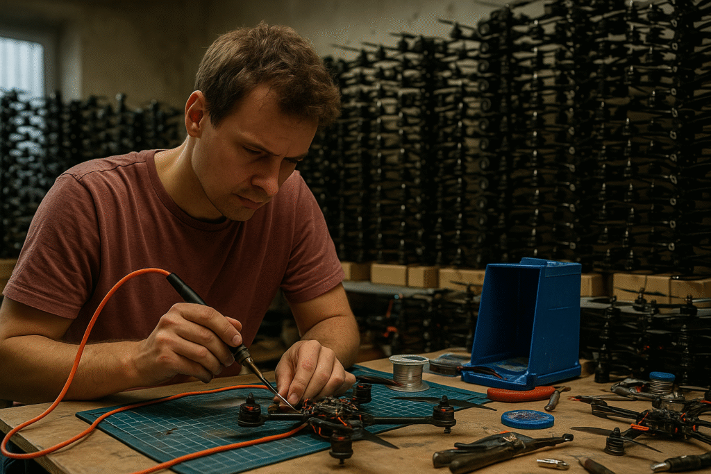 Tanks Over Tech: a drone workshop.