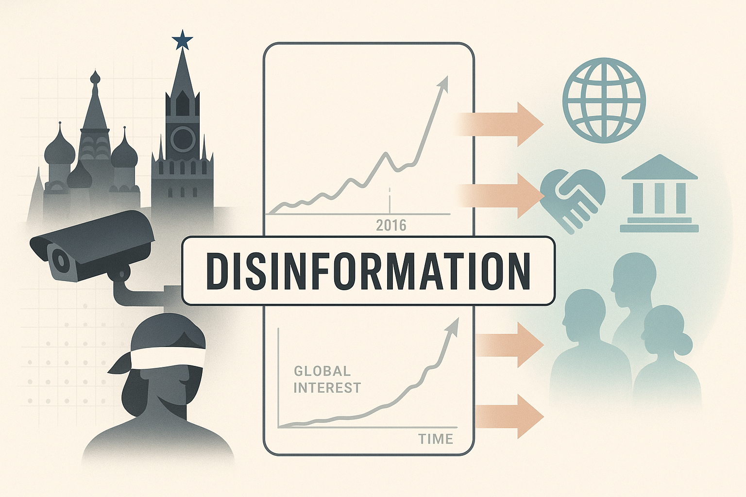 Diagram of the semantic evolution of “disinformation” in Western institutions. The Disinformation Industry.