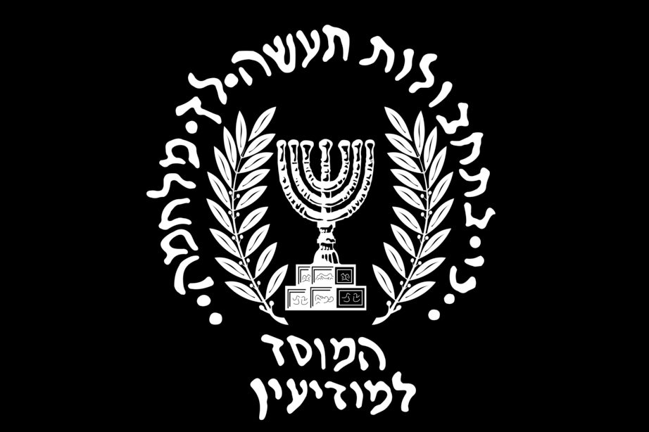 Logo of Mossad.